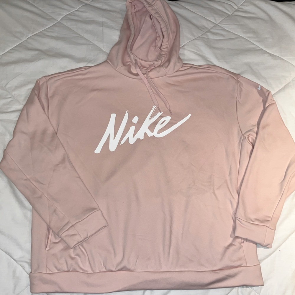 Women's Nike sweatshirt. Size large. Light pink
